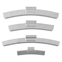 AMMCO BTSFE600 25-Piece BTSFE Coated Steel 6 Oz. Clip-On Wheel Weight Set