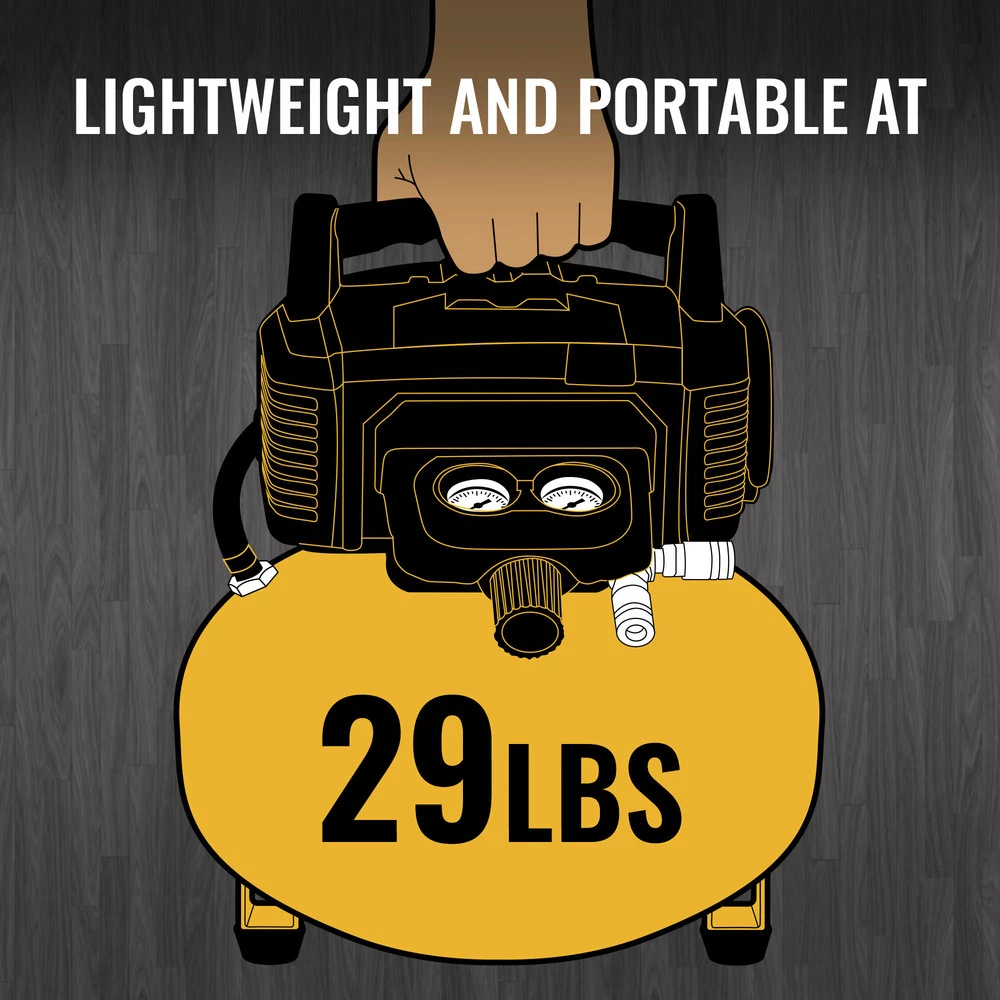 Bostitch BTFP02012 0.8 HP 6 Gallon Oil-Free Pancake Air Compressor - Image 7