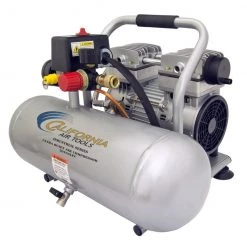 California Air Tools 2010ALFC 1 HP 2 Gallon Ultra Quiet And Oil-Free Aluminum Tank Hot Dog Air Compressor