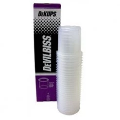 DeVilbiss 802101 32-Piece DeKups 24 Oz. Disposable Cups And Lids Set