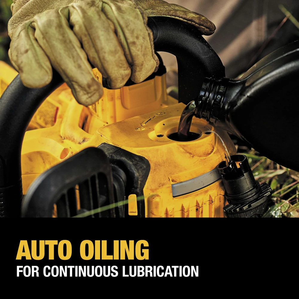 Dewalt DCCS620P1 20V MAX XR 5.0 Ah Brushless Lithium-Ion 12 In. Compact Chainsaw Kit - Image 9