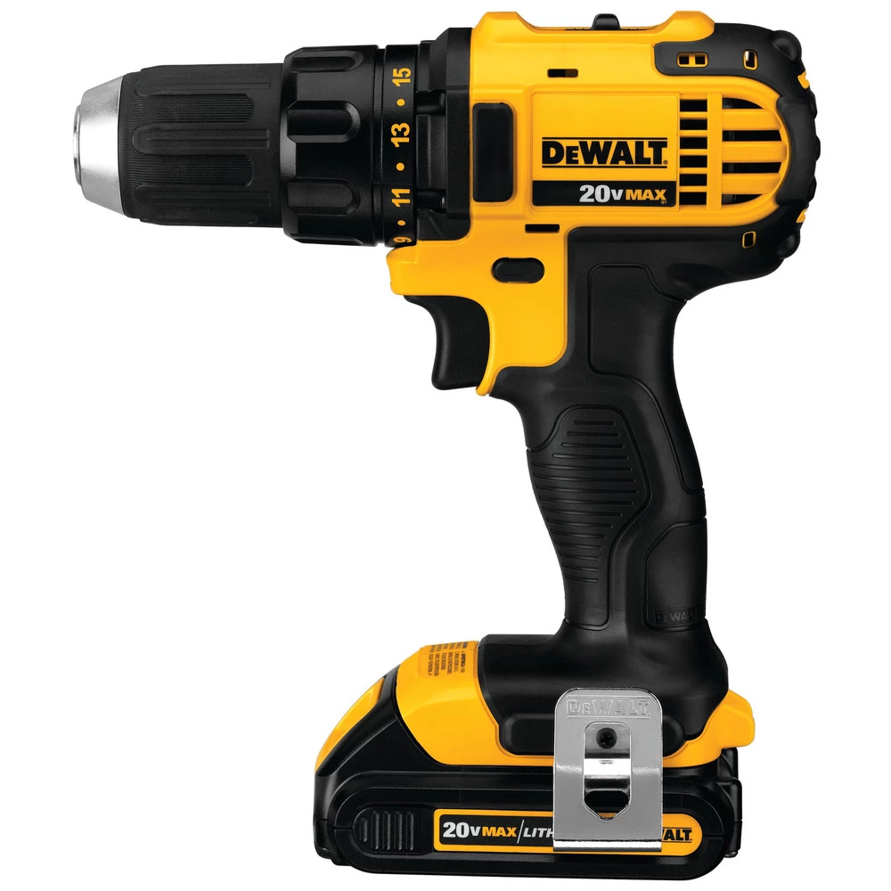 Dewalt DCD780C2 20V MAX Lithium-Ion Compact 1/2 In. Cordless Drill Driver Kit (1.5 Ah) - Image 2
