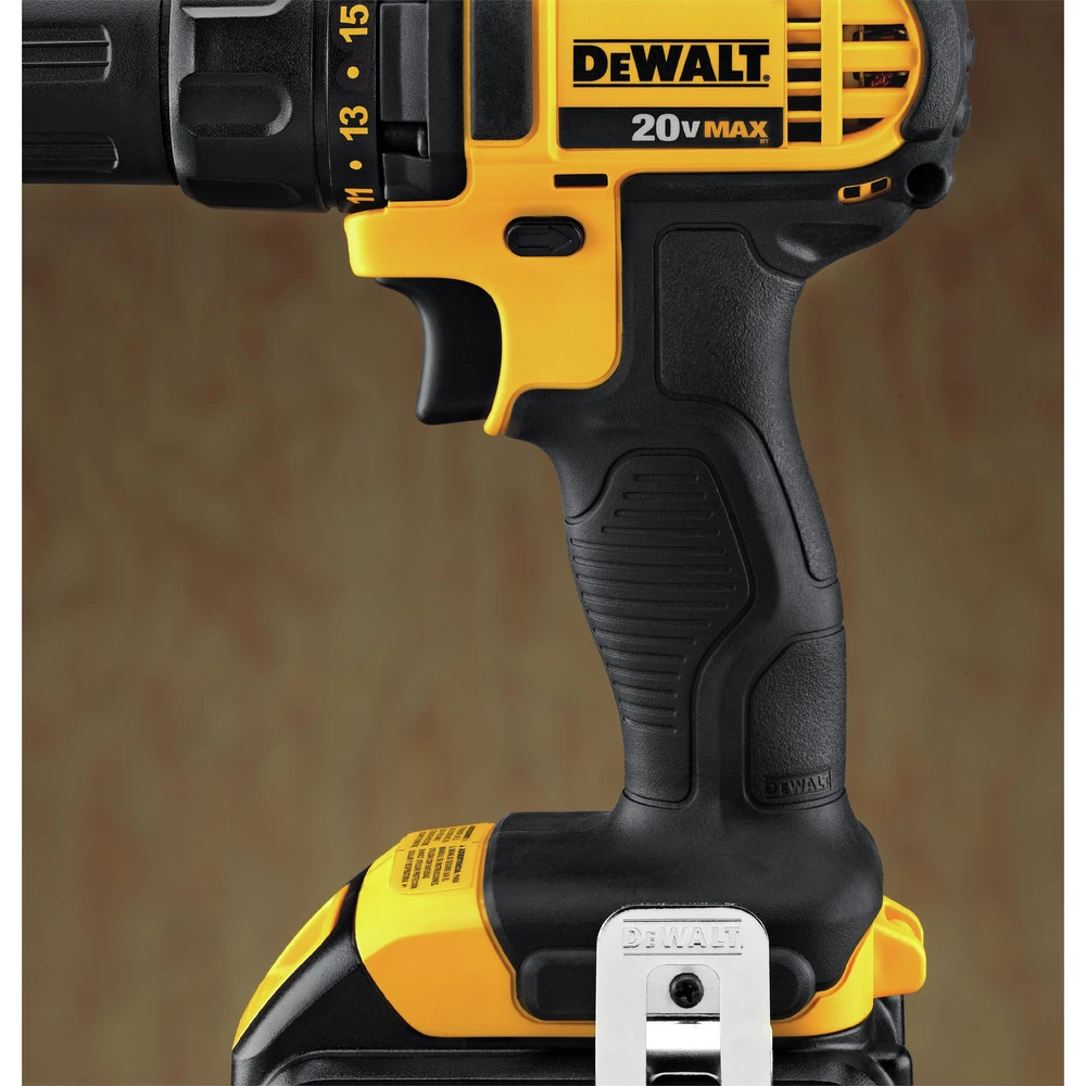 Dewalt DCD780C2 20V MAX Lithium-Ion Compact 1/2 In. Cordless Drill Driver Kit (1.5 Ah) - Image 8