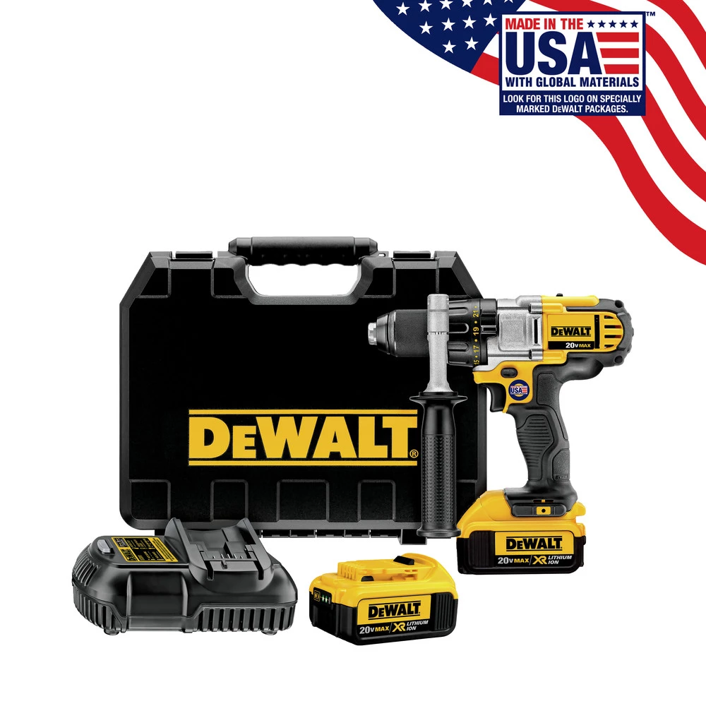 Dewalt DCD980M2 20V MAX Lithium-Ion Premium 3-Speed 1/2 In. Cordless Drill Driver Kit (4 Ah) - Image 4