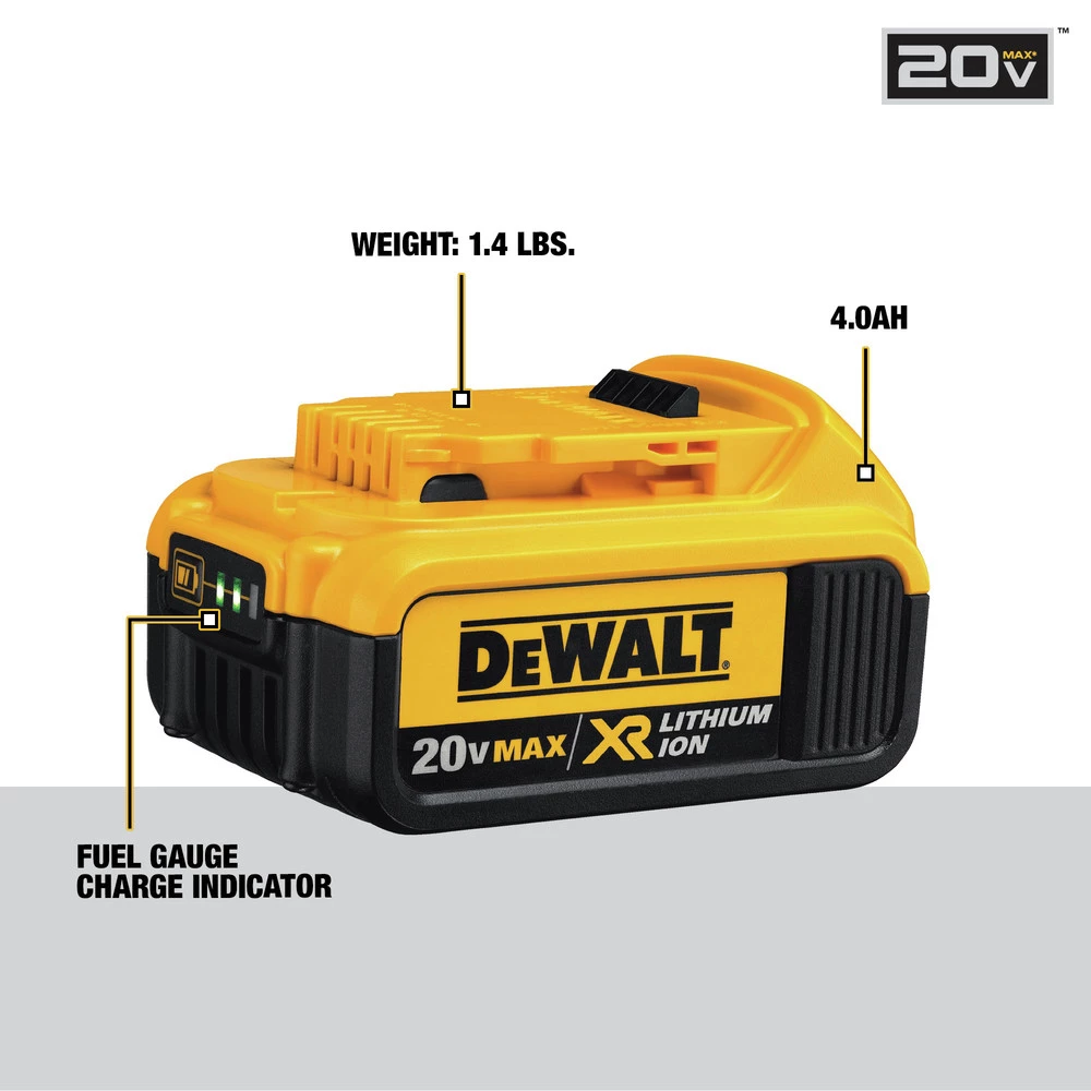 Dewalt DCD980M2 20V MAX Lithium-Ion Premium 3-Speed 1/2 In. Cordless Drill Driver Kit (4 Ah) - Image 6
