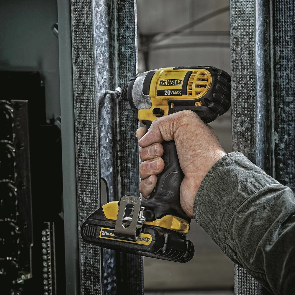 Dewalt DCF885C1 20V MAX Brushed Lithium-Ion 1/4 In. Cordless Impact Driver Kit (1.5 Ah) - Image 9