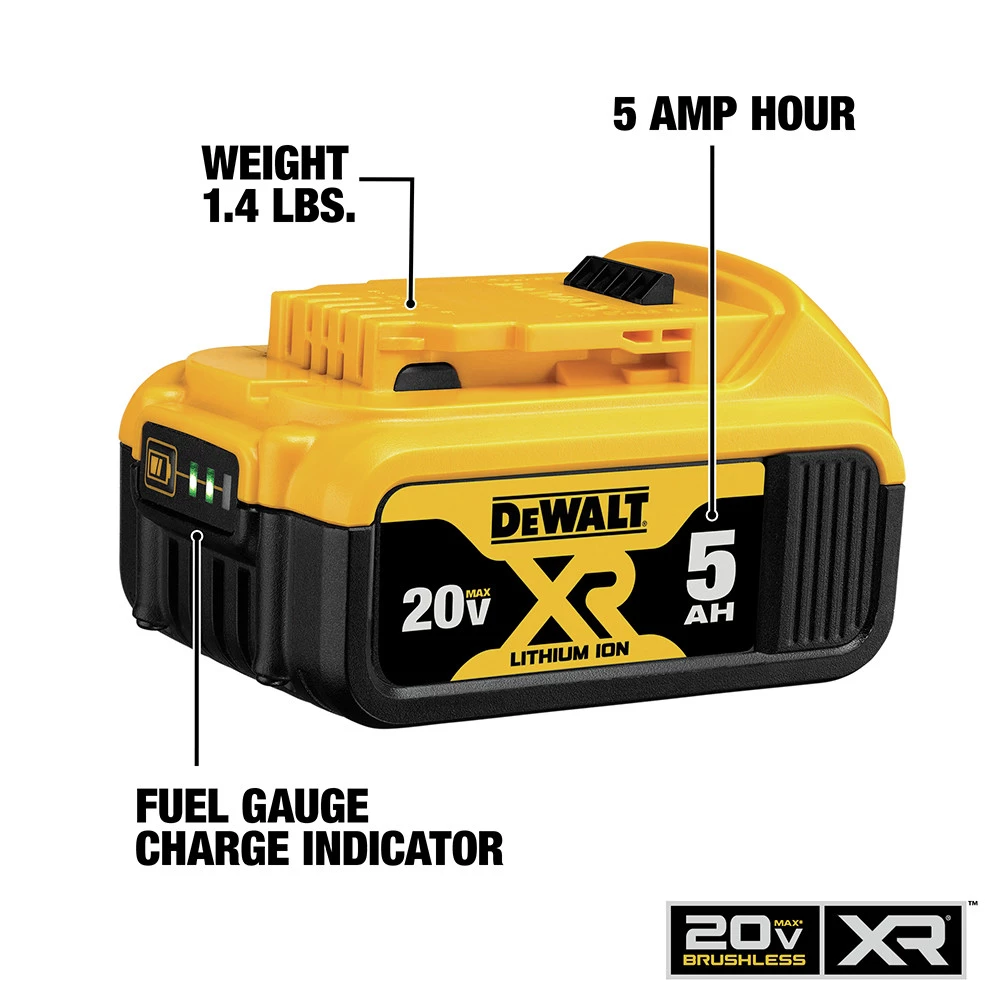 Dewalt DCF887P1 20V MAX XR Brushless Lithium-Ion 1/4 In. Cordless 3-Speed Impact Driver Kit (5 Ah) - Image 4