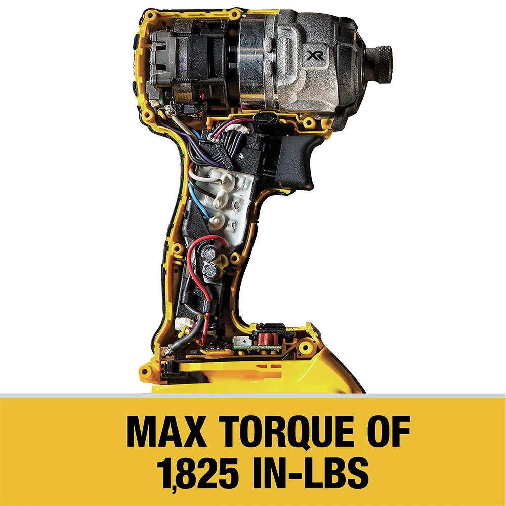 Dewalt DCF887P1 20V MAX XR Brushless Lithium-Ion 1/4 In. Cordless 3-Speed Impact Driver Kit (5 Ah) - Image 6