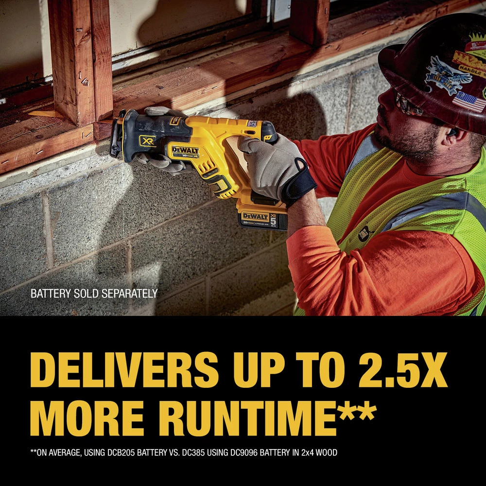Dewalt DCS367B 20V MAX XR Brushless Compact Lithium-Ion Cordless Reciprocating Saw (Tool Only) - Image 8