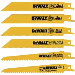 Dewalt DW4856 6-Piece Reciprocating Saw Blade Set