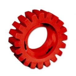 Dynabrade 92255 Red-Tred Eraser Wheel 4 In. X 3/4 In.