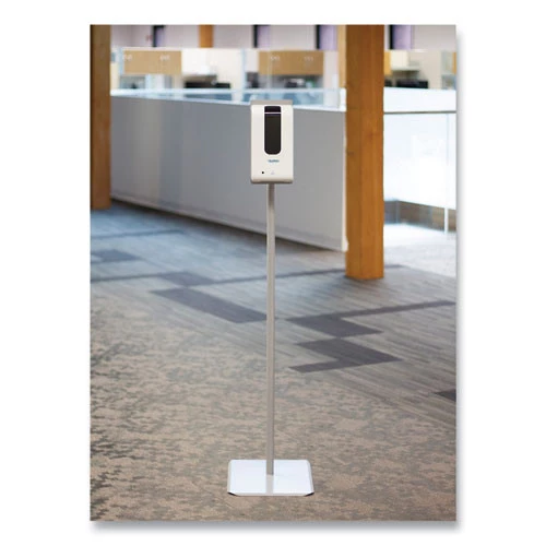 HON HONSTANDP8T 12 In X 16 In X 54 In Hand Sanitizer Station Stand - Silver - Image 4