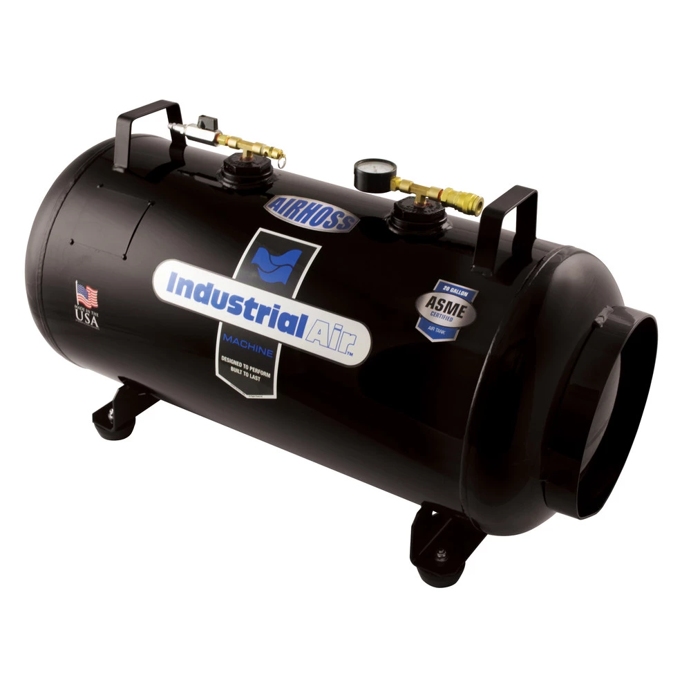 Industrial Air IT20ASME 20 Gallon ASME Certified Vertical/Horizontal Air Receiver Tank
