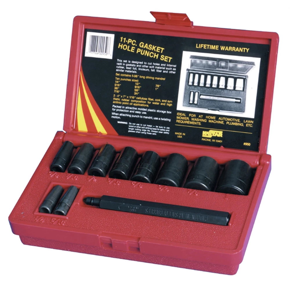 Kastar 950 11-Piece Gasket Hole Punch Set