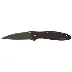 Kershaw Knives 1660CKT 3-1/2 In. Serrated Leek Assisted Folding Knife (Black)