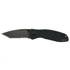 Kershaw Knives 1670TBLKST 3-3/8 In. Tanto Combo Blade (black)