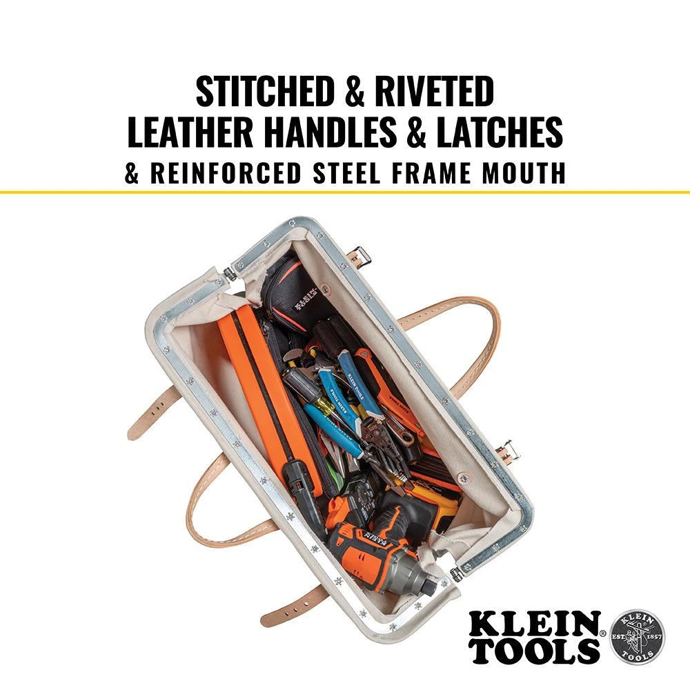 Klein Tools 5102-20 20 In. Canvas Tool Bag - Image 10