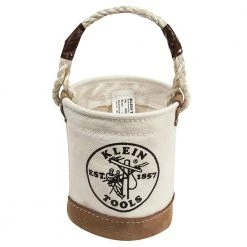 Klein Tools 5104MINI Leather-Bottom Mini Tool Bucket
