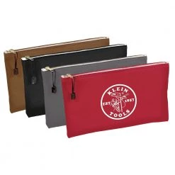 Klein Tools 5141 4-Piece Canvas Utility Bag - Red