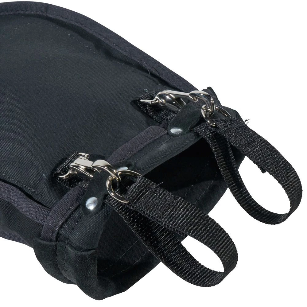 Klein Tools 51A 9 In. X 3.5 In. X 10 In. Nut And Bolt Canvas Tool Pouch - Black - Image 3