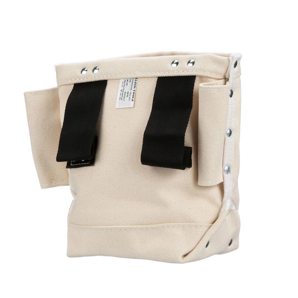Klein Tools 5416 5 In. X 10 In. X 9 In. Bolt Storage Tool Bag With Bull Pin Loops And Belt Strap Connect - Small - Image 3