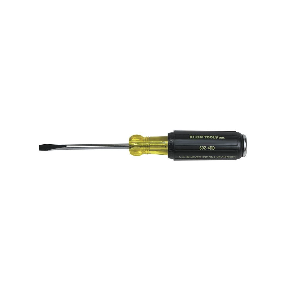 Klein Tools 602-4DD 4 In. Shank Keystone 1/4 In. Slotted Demolition Driver