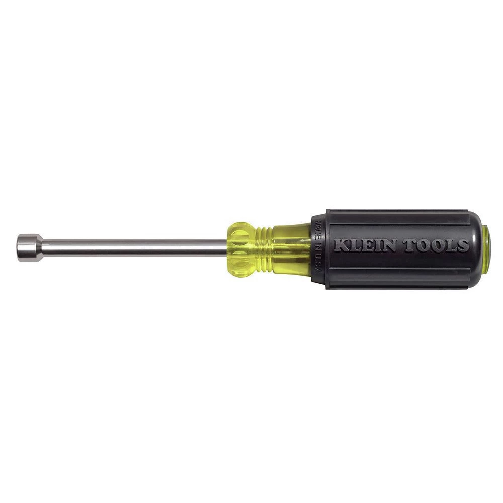 Klein Tools 630-1/4M 3 In. Hollow Shaft Magnetic Tip 1/4 In. Nut Driver