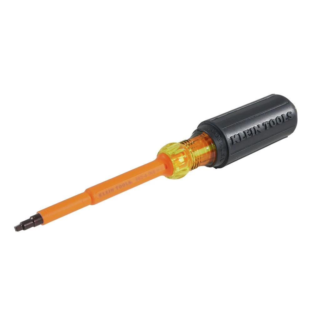 Klein Tools 662-4-INS 4 In. Shank Insulated #2 Square Screwdriver - Image 3