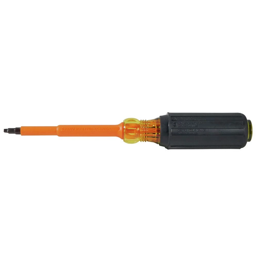 Klein Tools 662-4-INS 4 In. Shank Insulated #2 Square Screwdriver - Image 4