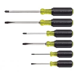 Klein Tools 85074 6-Piece Cushion-Grip Screwdriver Set