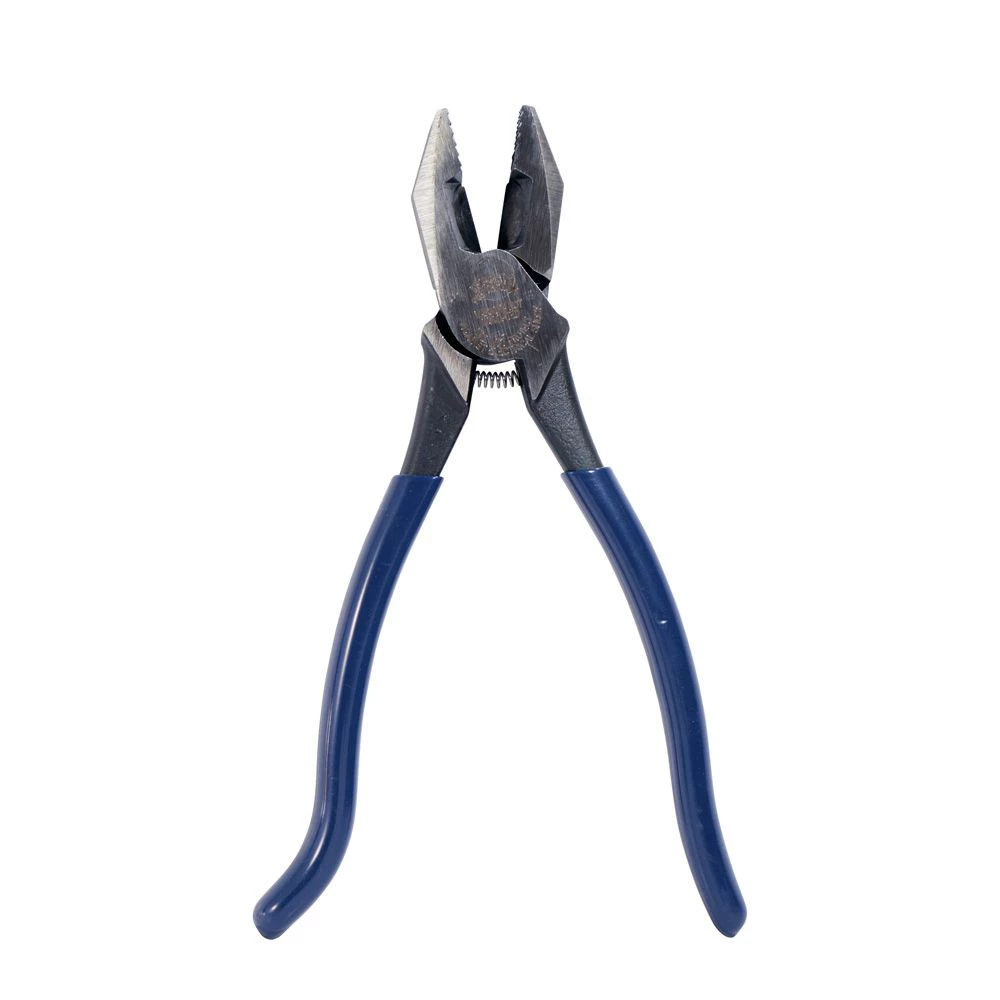 Klein Tools D213-9ST Ironworkers Pliers, 9 9/32 In Length, 23/32 In Cut, Plastic-Dip Hook Bend Handle - Image 5