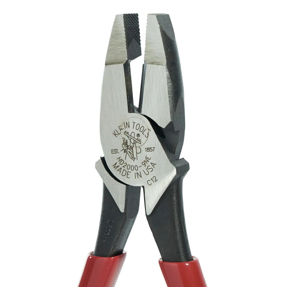 Klein Tools HD2000-9NE Lineman's 9 In. Side Cutter Pliers - Image 4