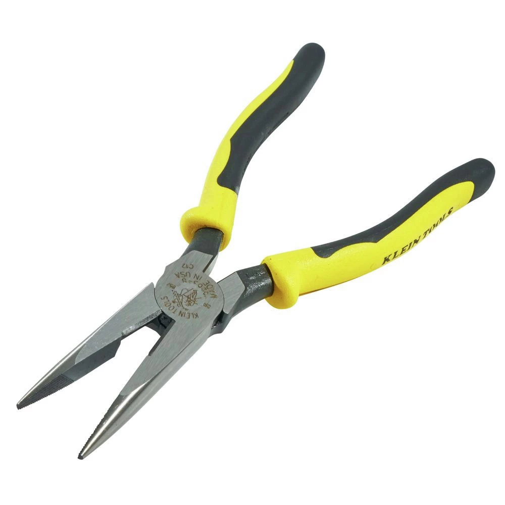 Klein Tools J203-8 8 In. Needle Long Nose Side-Cutter Pliers - Image 4