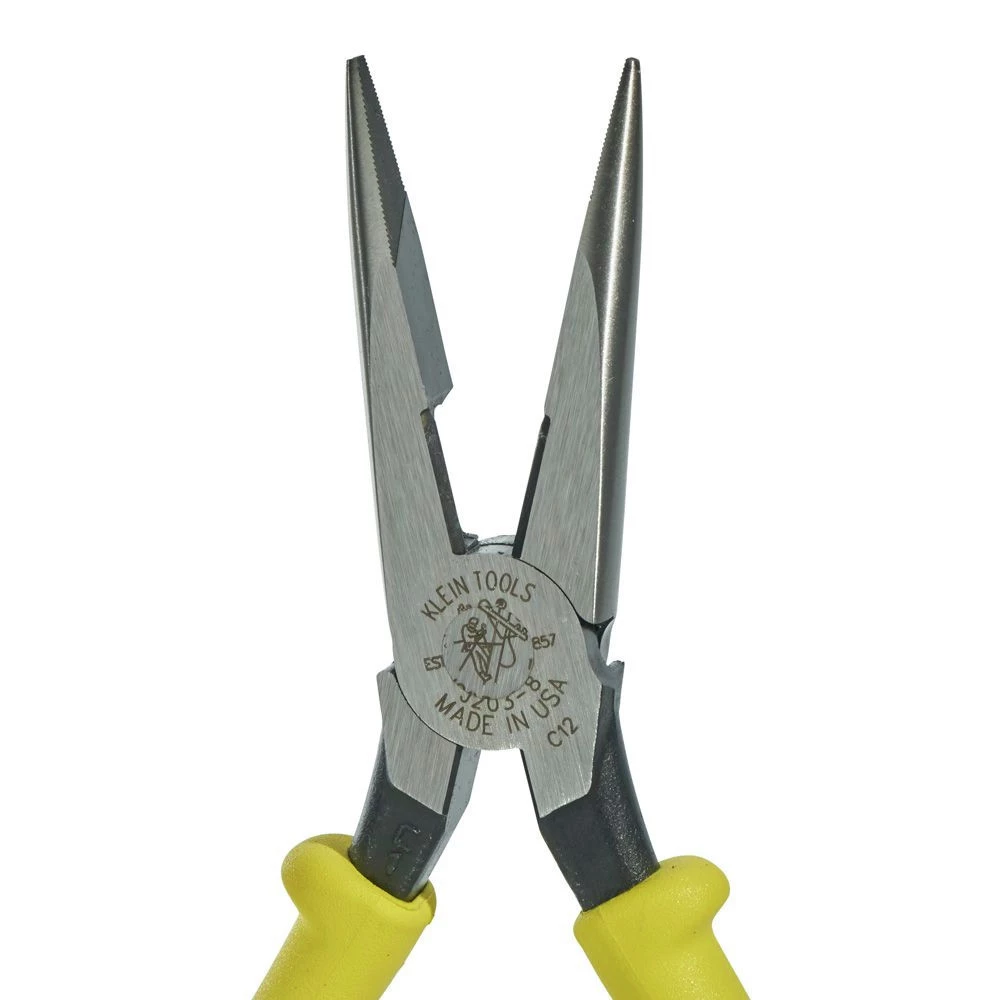 Klein Tools J203-8 8 In. Needle Long Nose Side-Cutter Pliers - Image 5