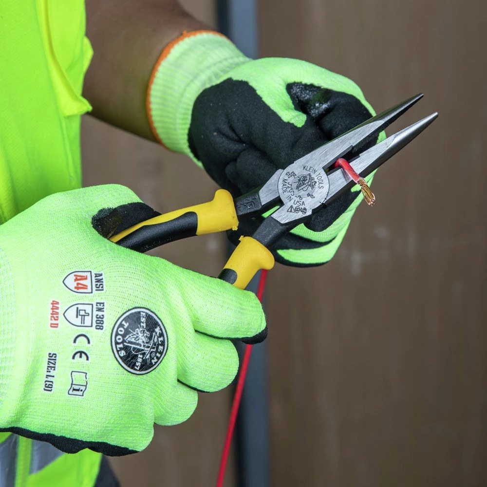 Klein Tools J203-8 8 In. Needle Long Nose Side-Cutter Pliers - Image 7