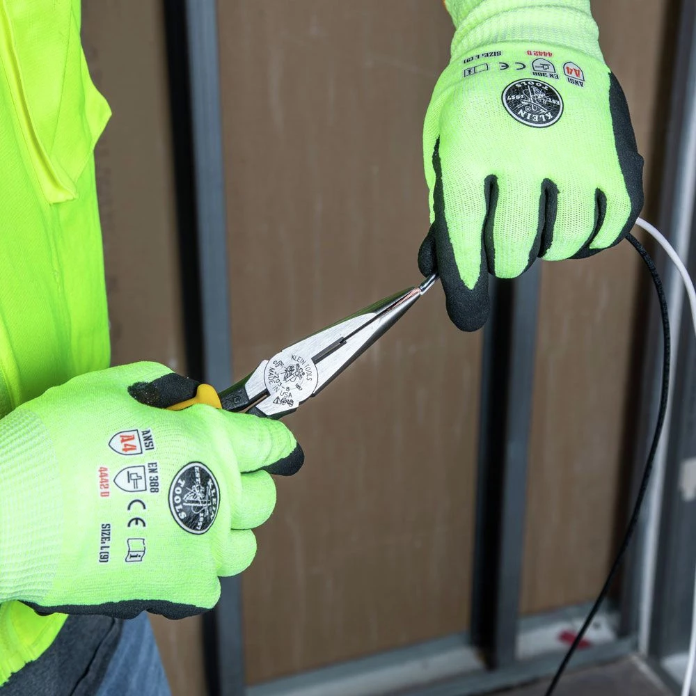 Klein Tools J203-8 8 In. Needle Long Nose Side-Cutter Pliers - Image 8