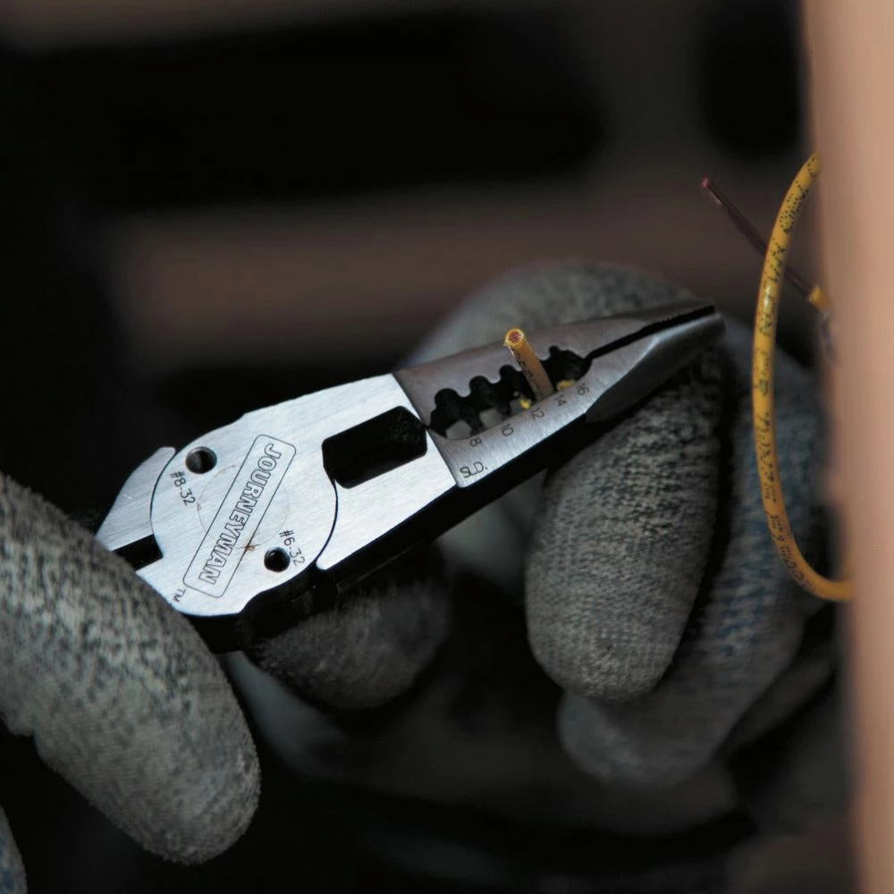 Klein Tools J206-8C All-Purpose Spring Loaded Long Nose Pliers - Image 9