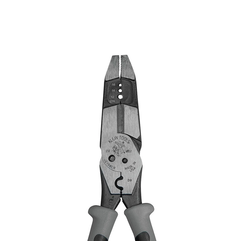 Klein Tools J215-8CR Hybrid Pliers With Crimper And Wire Stripper - Image 4
