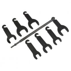 Lisle 43300 7-Piece Pneumatic Fan Clutch Wrench Set