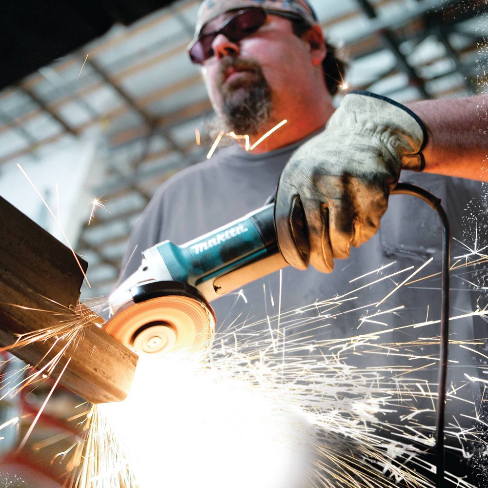 Makita 9564P 4-1/2 In. 10 Amp Paddle Switch AC/DC Angle Grinder - Image 2