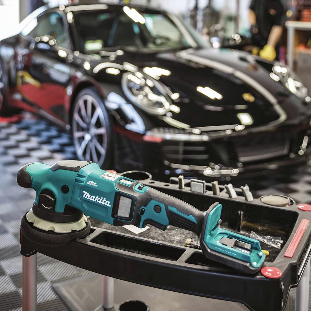 Makita XOP02Z 18V LXT Lithium-Ion Brushless Cordless 5 In. / 6 In. Dual Action Random Orbit Polisher (Tool Only) - Image 9