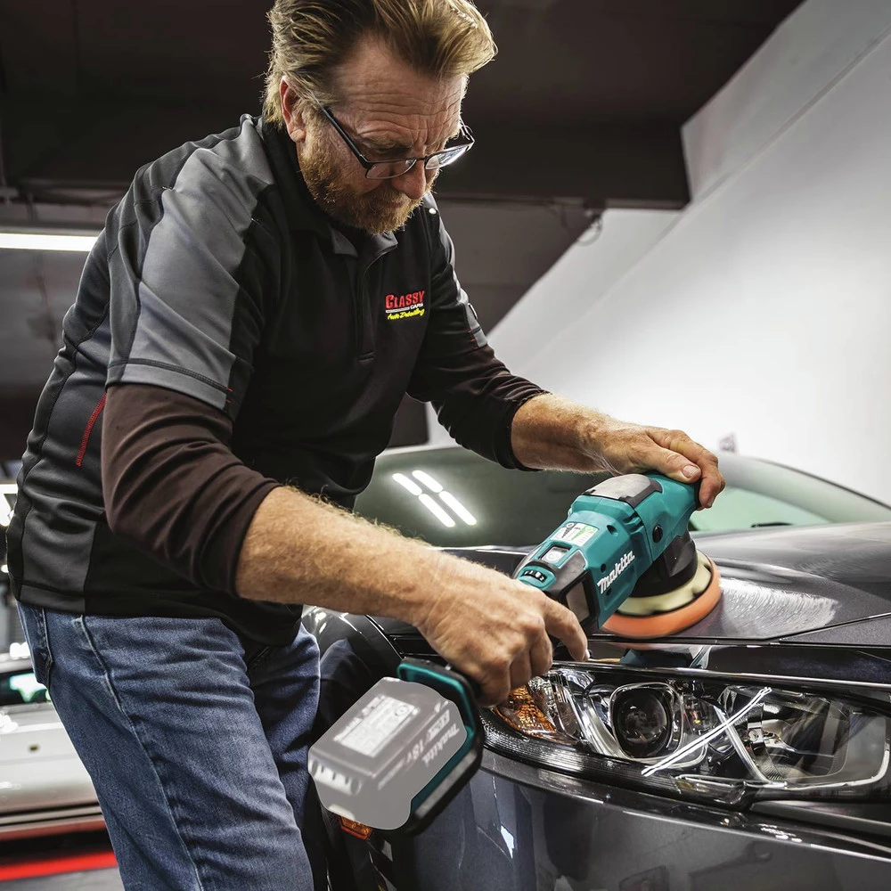 Makita XOP02Z 18V LXT Lithium-Ion Brushless Cordless 5 In. / 6 In. Dual Action Random Orbit Polisher (Tool Only) - Image 12