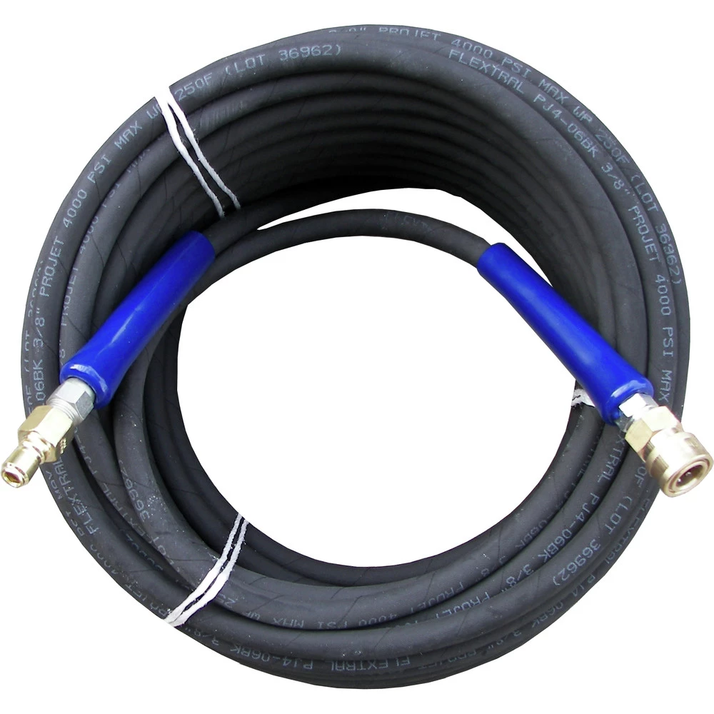 Pressure-Pro AHS295 3/8 In. X 200 Ft. Non-Marking 4000 PSI Pressure Washer Replacement Hose With Quick Connect