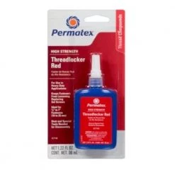 Permatex 27140 6-Piece 36 Ml Hi-Strength Threadlocker Red Set