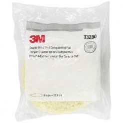 3M 33280 Double Sided Wool Compounding Pad 9 In.