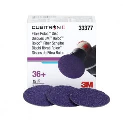 3M 33377 2 In. Cubitron II Fibre Roloc 36plus Grade Disc
